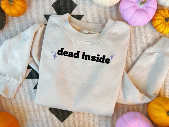 Dead Inside Halloween SVG Retro Png Review