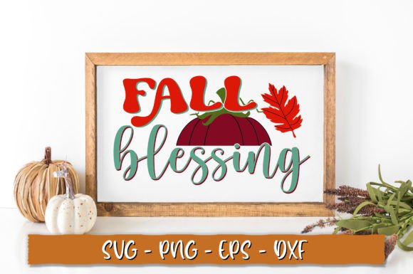 Fall Blessing SVG Review: Retro Vibes for Embroidery