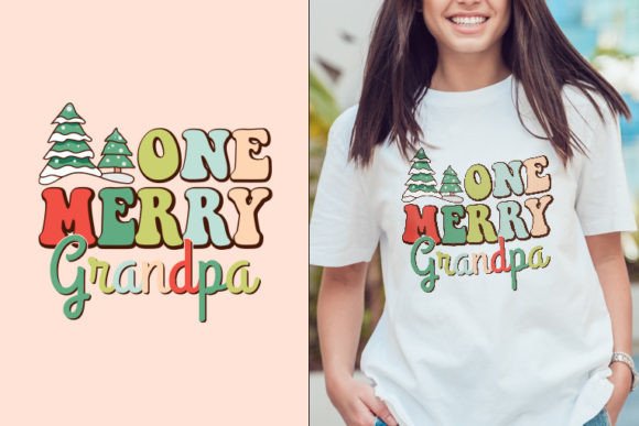 Grandpa Retro Christmas SVG Design