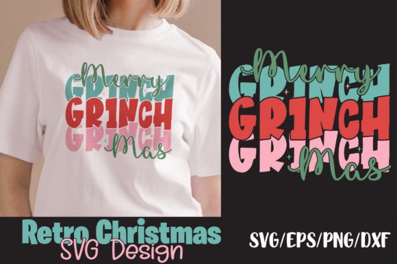 Merry Grinch Mas Retro Christmas Svg Review