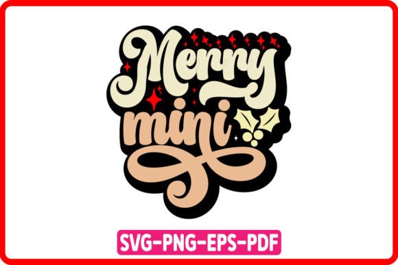 Merry Mini, Retro Christmas SVG Review