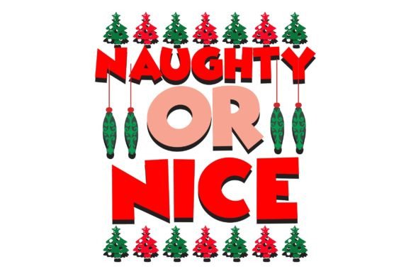 Naughty or Nice Retro Christmas Svg Review