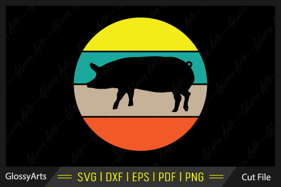 Pig Retro Vintage Svg Printable Cut File Review