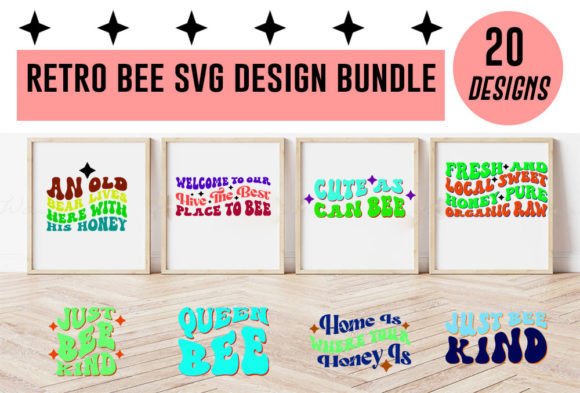 Retro Bee SVG Design Bundle Review