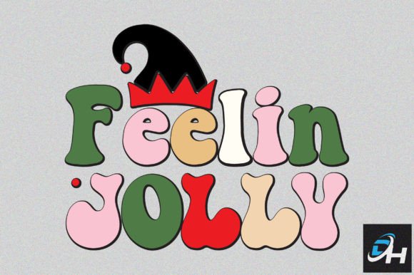Retro Christmas SVG Feelin Jolly Review