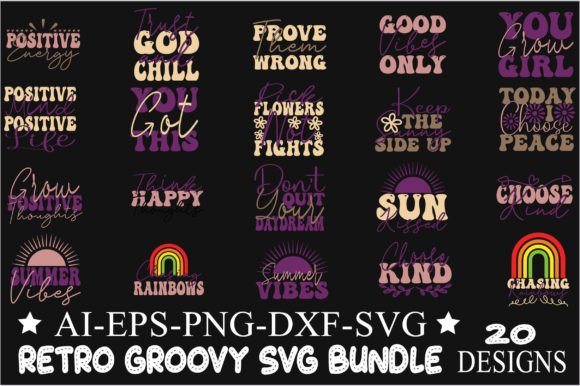 Retro Groovy Svg Bundle Review