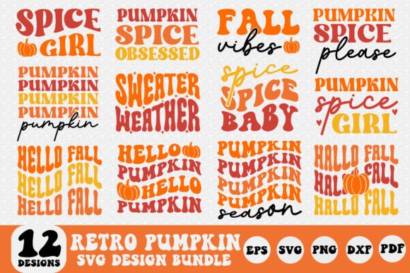 Retro Pumpkin SVG Design Bundle Review