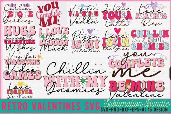 Retro Valentines SVG Sublimation Bundle Review
