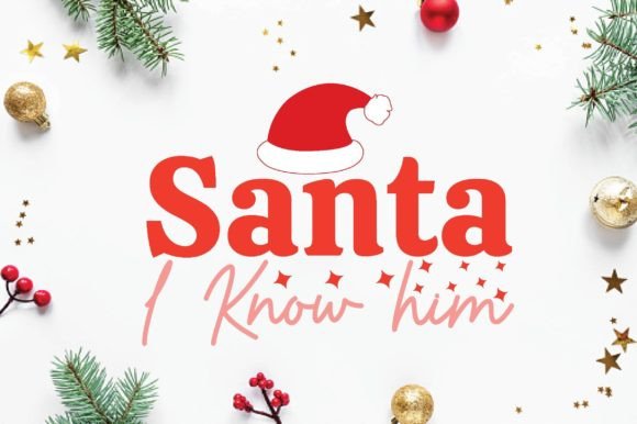 Santa I Know Him-Retro Christmas SVG Review